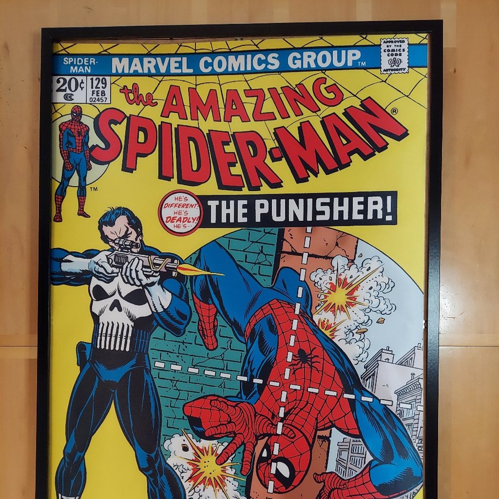 Amazing Spider-Man 129 Comic Cover Silk canvas Fabric Poster (24" x 36" …